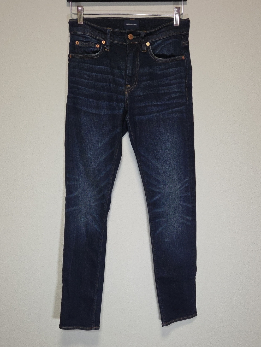 J.crew Men's 484 Slim-fit Stretch Jeans In Age Indigo Kurabo Japanese Fabric
